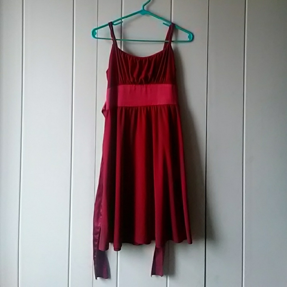 Red dress